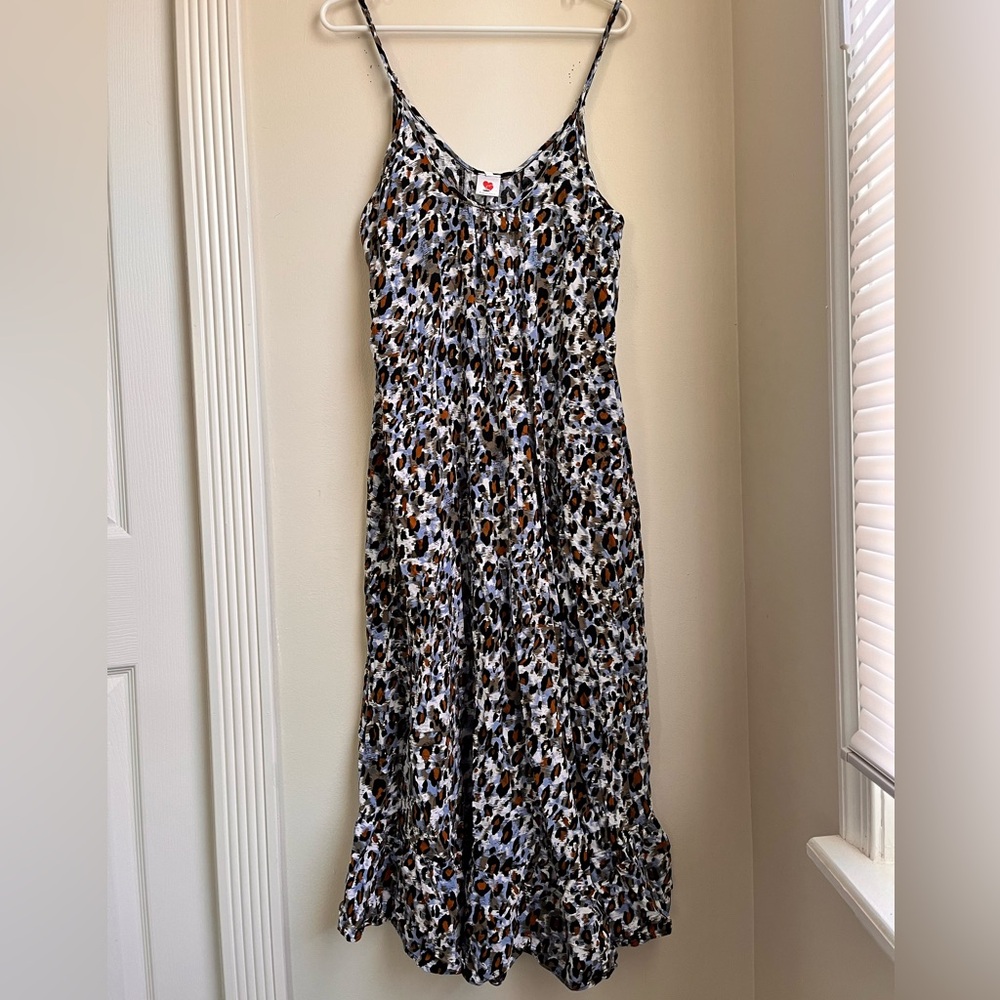 Cheetah Spaghetti Strap Dress